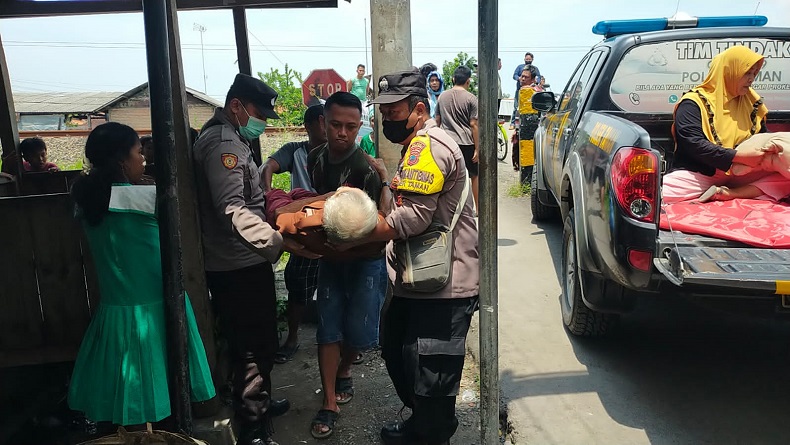 Lewat Pelintasan Tanpa Palang, Warga Pemalang Terserempet Kereta Api