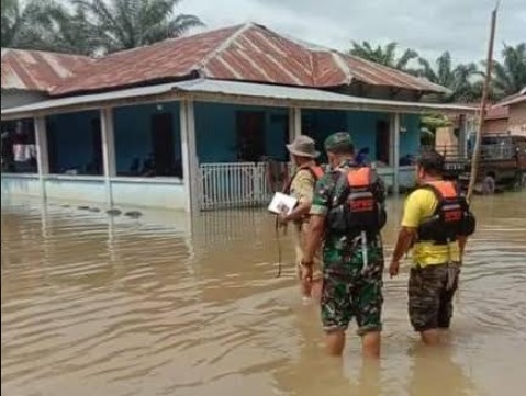 Sungai Bahar Meluap, 568 KK di Muba Terdampak Banjir