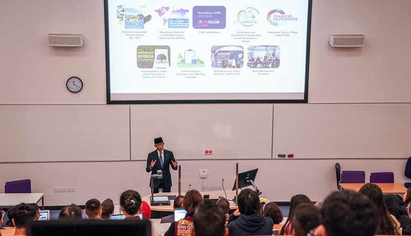 Kolaborasi University of Surrey Inggris, Sandiaga Uno: Ciptakan Peluang Usaha dan Lapangan Kerja - Bagian 1