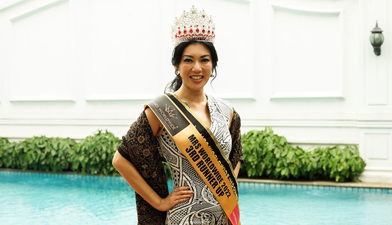 Potret Marlienna Suwito Peraih 3 Kemenangan Mrs Worldwide International 2022 - Bagian 2