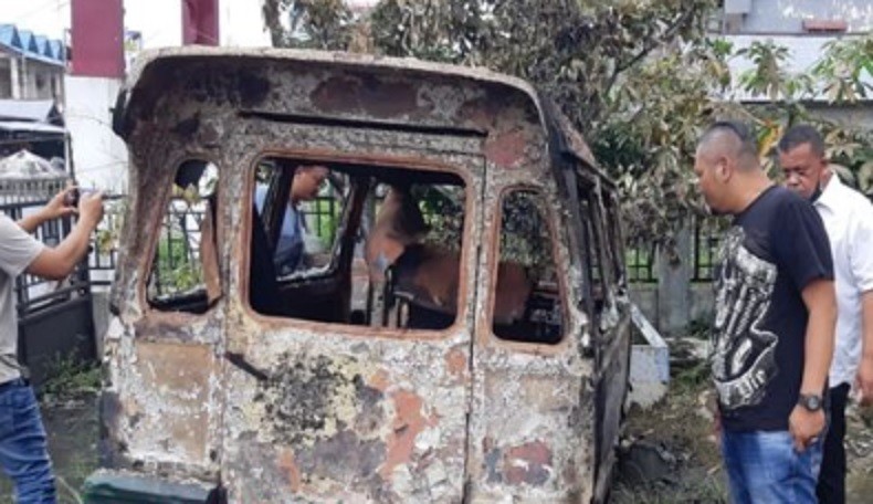 Pembakar Oplet di Pontianak Ditangkap, Ternyata Pemilik Kios Bensin