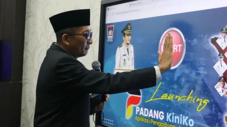 Wali Kota Padang Luncurkan Aplikasi Padang KiniKo, Ini Fungsinya