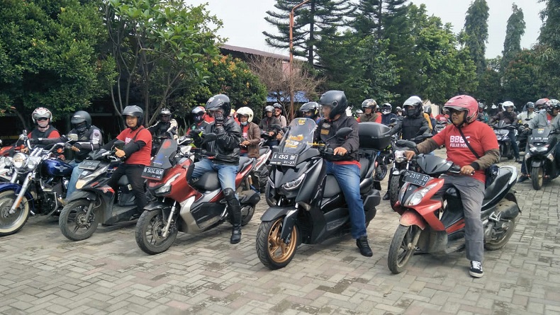 Jelajah Curug Malela, Komunitas Motor Gali Potensi Wisata di Selatan KBB