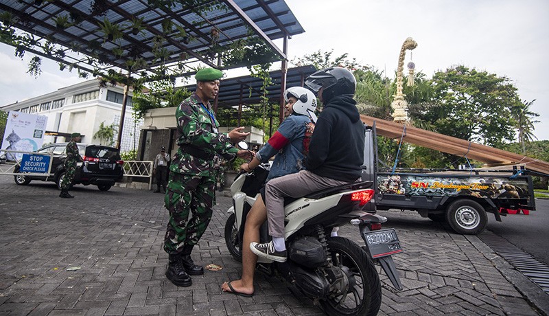TNI Jaga Ketat Kawasan Nusa Dua Bali  - Bagian 2