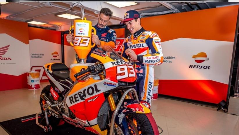 Marc Marquez Jajal Bahan Bakar Biofuel di Motor MotoGP, Begini Reaksinya