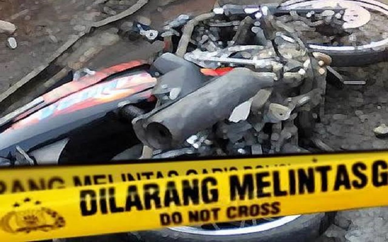 Ibu Guru dan Anaknya Tewas Ditabrak Truk Trailer di Jalintim Musi Banyuasin 