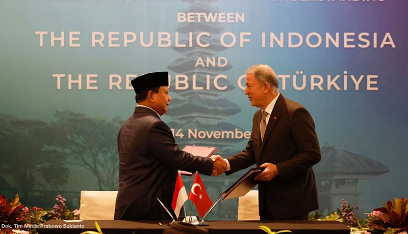 Menhan Prabowo - Menhan Turki Hulusi Akar Teken Kerja Sama - Bagian 2