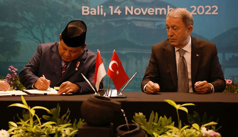 Menhan Prabowo - Menhan Turki Hulusi Akar Teken Kerja Sama - Bagian 1