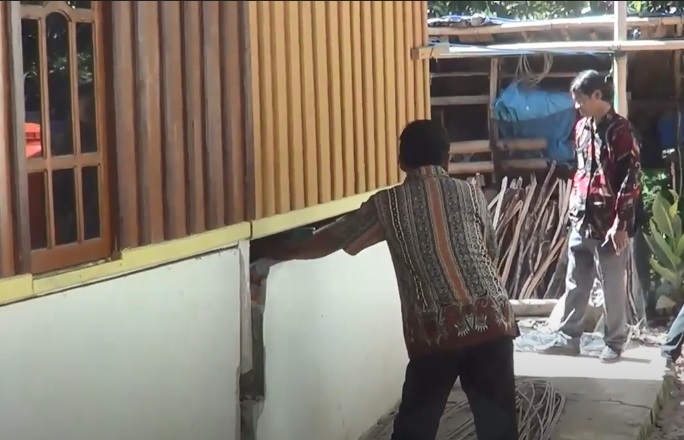 Tanah Bergerak di Mamasa, 7 Rumah Warga Rusak