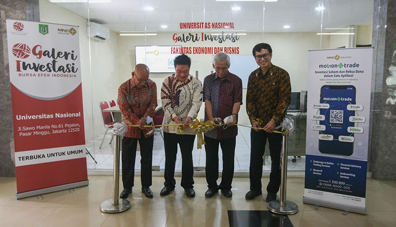 MNC Sekuritas Resmikan Galeri Investasi BEI di FEB Universitas Nasional  - Bagian 2