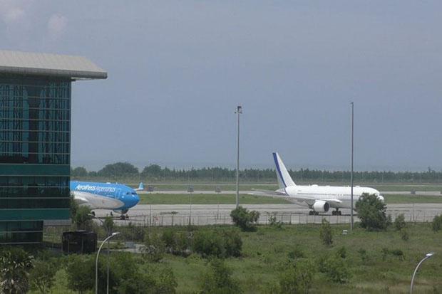 2 Pesawat Delegasi G20 dari Argentina dan Arab Saudi Parkir di Bandara YIA