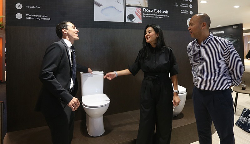 Hadir di IndoBuildTech Expo 2022, Roca Kenalkan Produk Terbaru Ona Collection - Bagian 1