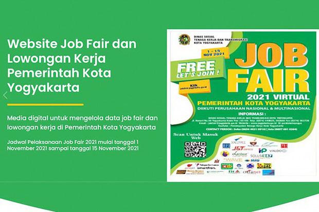  55 Perusahaan Tawarkan 3.914 Lowongan dalam Job Fair yang Digelar Dinaskertrans Kota Jogja