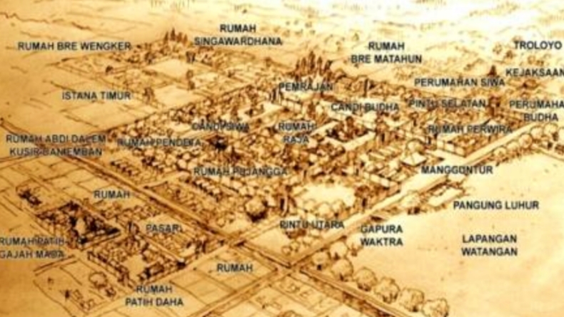 Begini Kondisi dan Tatanan Rumah di Kompleks Ibu Kota Kerajaan Majapahit Era Hayam Wuruk