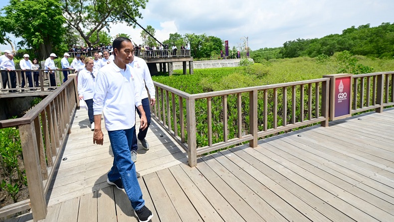 Agenda Jokowi di Bali Kunjungi Pasar Melaya Jembrana dan Sentra Tenun