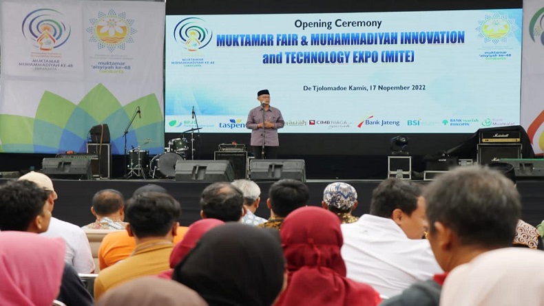 Buka Muktamar Fair dan MITE, Ini Pesan Haedar Nashir untuk Warga Muhammadiyah