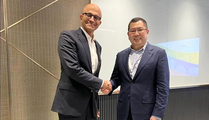 Foto Hary Tanoe Berdiskusi dengan CEO Microsoft Satya Nadella - Bagian 2