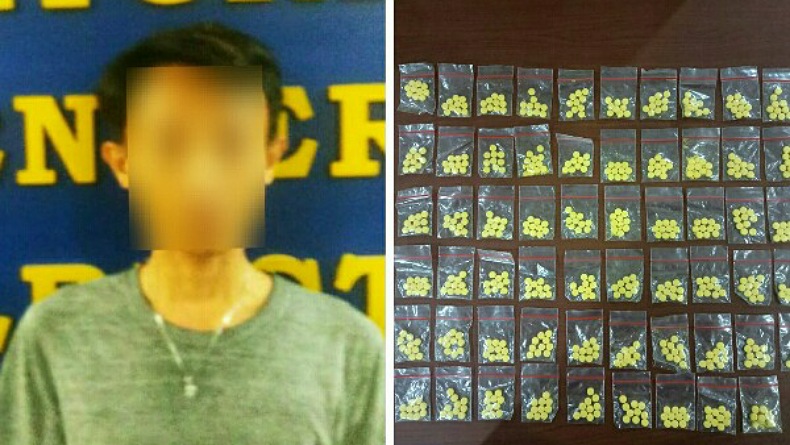 Simpan Ratusan Butir Obat Keras Trihexyphenidyl, Pria Manado Ini Ditangkap Polisi