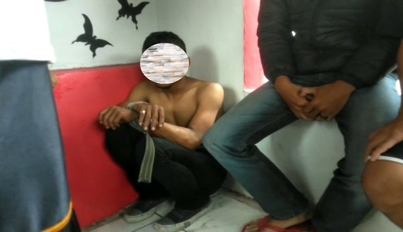 Pencuri Motor Tertangkap di Cikaret Cianjur, Nyaris Babak Belur Dihajar Warga