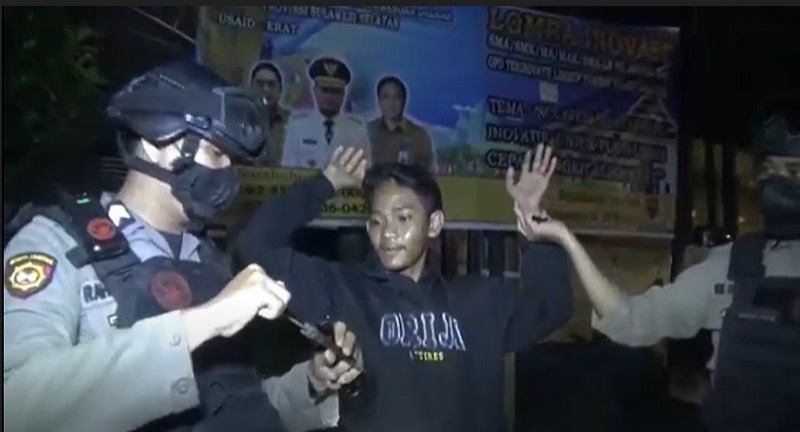 Bawa Sajam, 2 Pemuda di Makassar Diamankan Polisi, Sempat Terjadi Kejar-kejaran