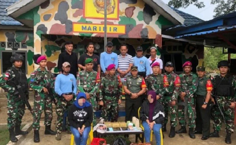 2 Perempuan Bawa 4 Kg Sabu Ditangkap dekat Pos Marinir Ambalat, Salah Satunya WN Malaysia