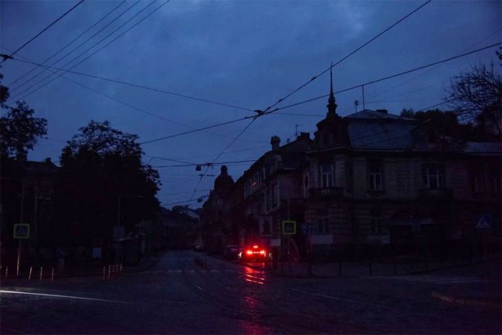 130.000 Penduduk Ibu Kota Ukraina Hidup Tanpa Listrik