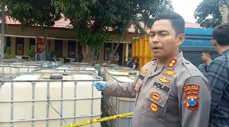 Tangkap 4 Sindikat Penimbun BBM, Polres Probolinggo Sita 31 Ton Solar Bersubsidi
