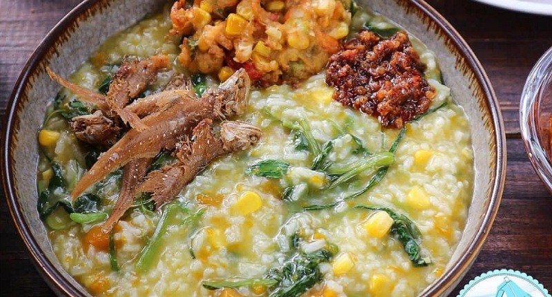 Resep Bubur Manado Simple Enak Dipadukan Dengan Wortel Dan Bayam