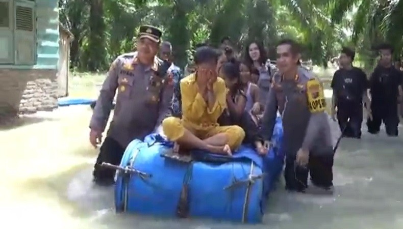 Banjir di Batubara Meluas hingga 4 Kecamatan, 1.374 Rumah Terendam