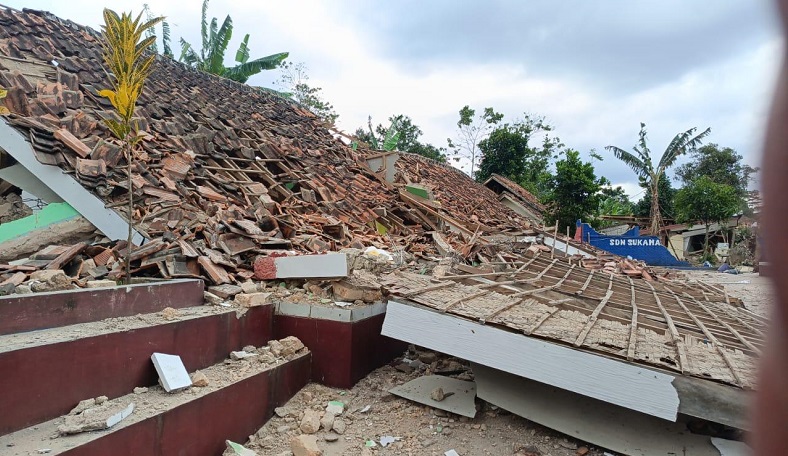 Gempa M 5,6 Cianjur, RSUD dan Pondok Pesantren Rusak