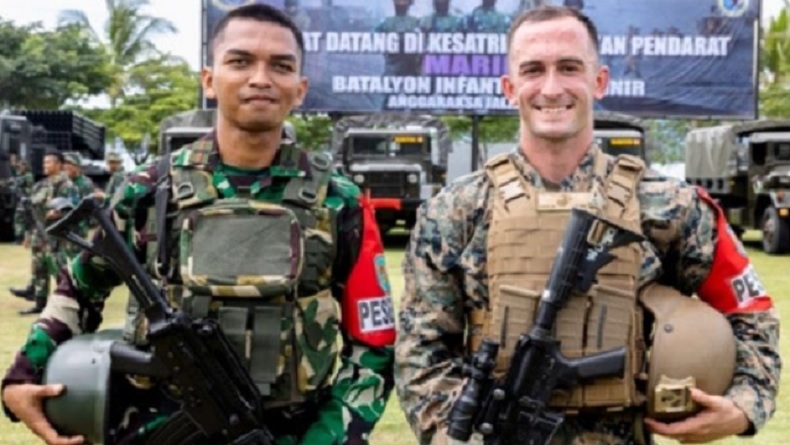180 Tentara Marinir AS dan 260 TNI AL Latihan Bersama di Lampung