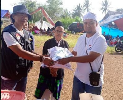 Bantu Korban Gempa Cianjur, Pemuda Perindo Jabar Buka Posko