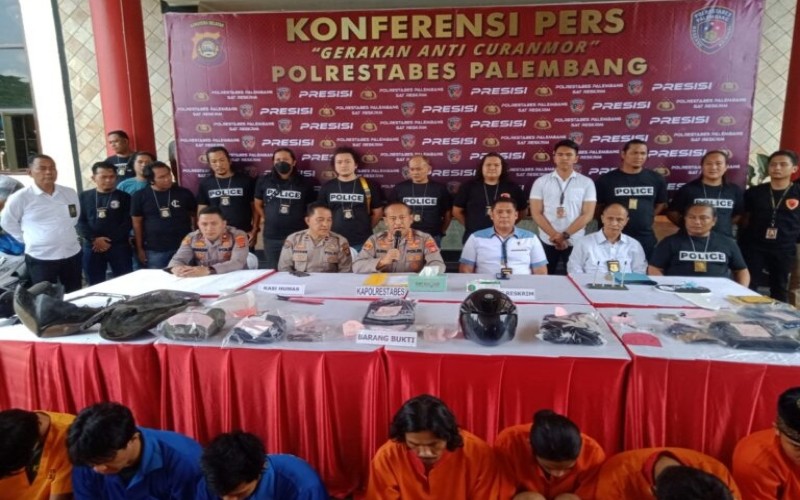 29 Tersangka Curanmor di Palembang Tertangkap, Para Pelaku Pengangguran 