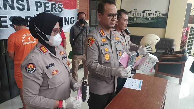 Polisi Tangkap Driver Ojol yang Jambret HP Siswi SMK di Regol Bandung