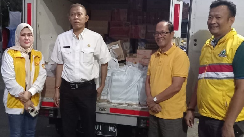 Kosgoro 57 Jabar Salurkan Bantuan untuk Korban Gempa Cianjur