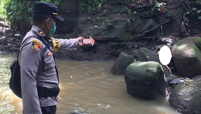 Geger Penemuan Mayat Tanpa Busana Dekat Monkey Forest Ubud, Diduga Terpeleset ke Sungai