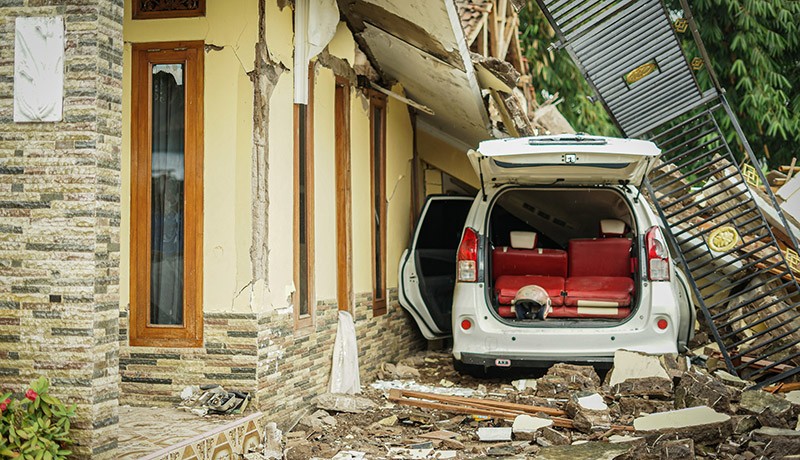 Foto-Foto Bangunan Satu Kampung Hancur Diguncang Gempa Cianjur - Bagian 3