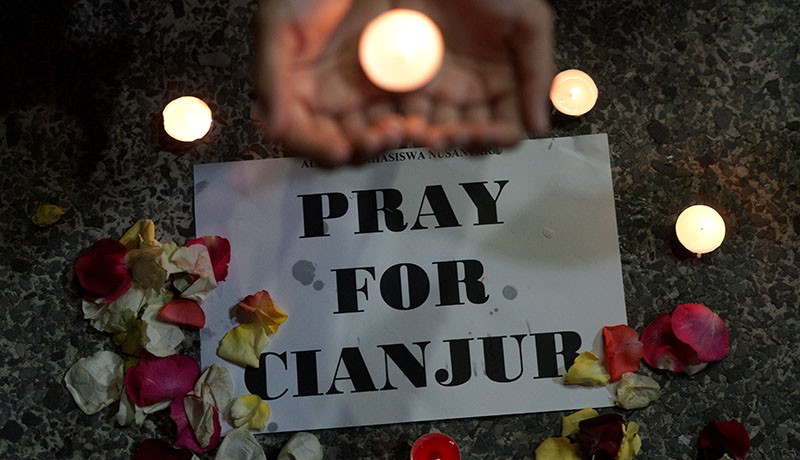 Aliansi Mahasiswa Nusantara Doa Bersama untuk Cianjur - Bagian 1