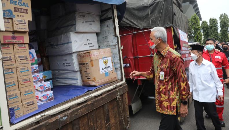 Jateng Kirim Tim Relawan dan Bantuan Senilai Rp1,87 Miliar untuk Korban Gempa Cianjur 