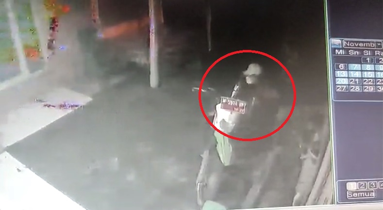 Viral Aksi Pencuri Gondol Motor Invetarisasi Pemkab Sampang, Hanya Hitungan Detik