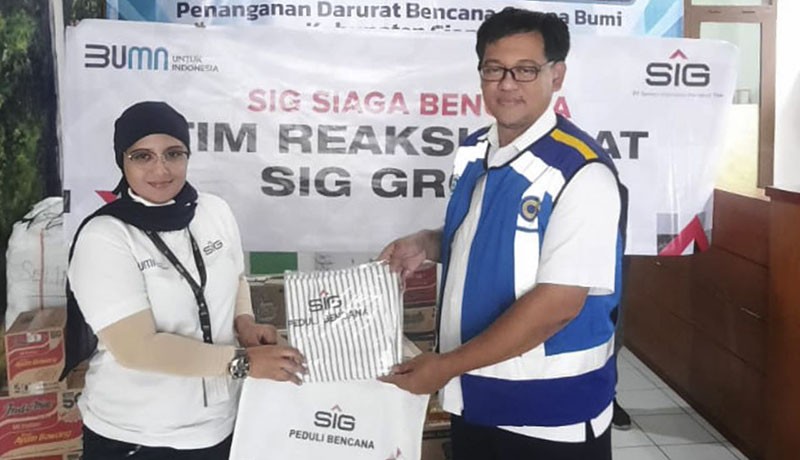 Salurkan Bantuan untuk Korban Gempa Cianjur, SIG Kirim Tim Reaksi Cepat - Bagian 2