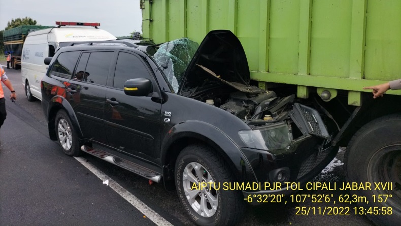 Innalillahi, Kepala BKD Jabar Meninggal dalam Kecelakaan di Km 119.600 Tol Cipali