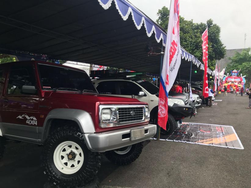 Seru! 500 Unit Mobil Daihatsu Kumpul di Museum Gunung Merapi