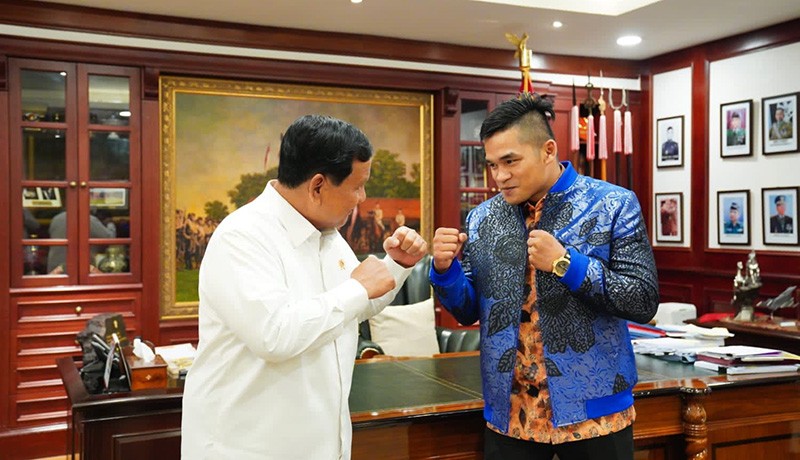 Prabowo Doakan Petarung Muda Jeka Saragih Berikan yang Terbaik untuk Bangsa - Bagian 1