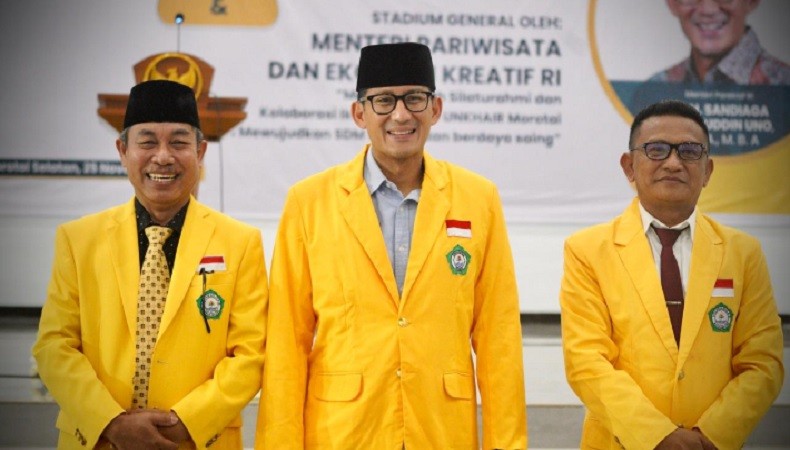 Sandiaga Uno Ajak IKA Unkhair Berkolaborasi Cetak SDM Andal untuk Ciptakan Lapangan Kerja