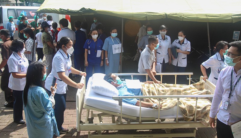 Siloam Hospitals Lippo Village Gelar Simulasi Penanganan Bencana Gempa dan Kebakaran  - Bagian 1