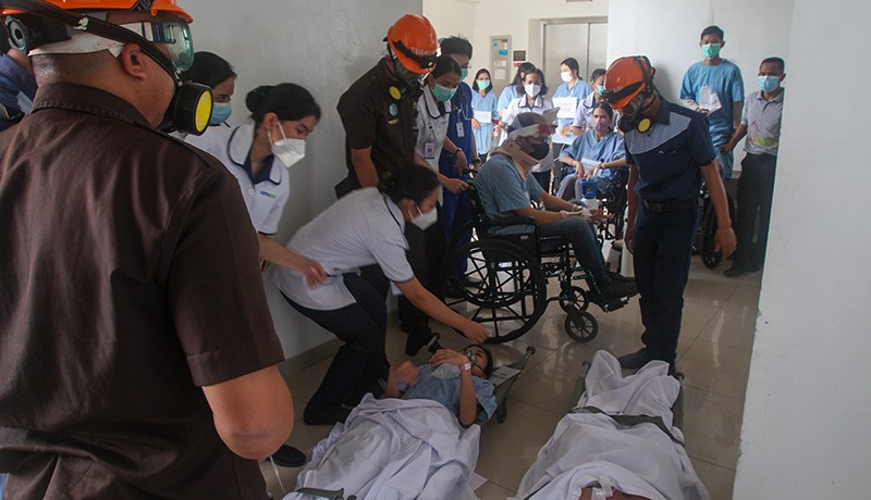 Siloam Hospitals Lippo Village Gelar Simulasi Penanganan Bencana Gempa dan Kebakaran  - Bagian 2