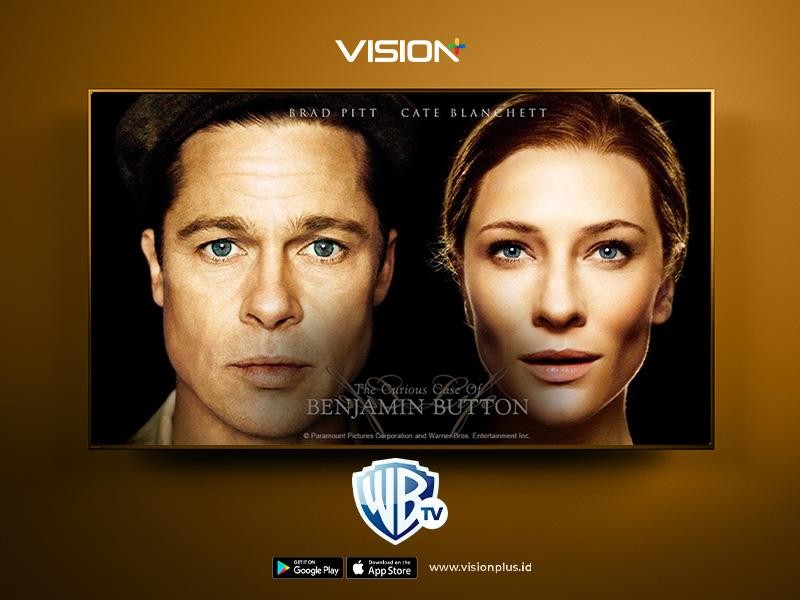 Brad Pitt Kembali Jadi Bayi dalam Film The Curious Case of Benjamin Button di Vision+