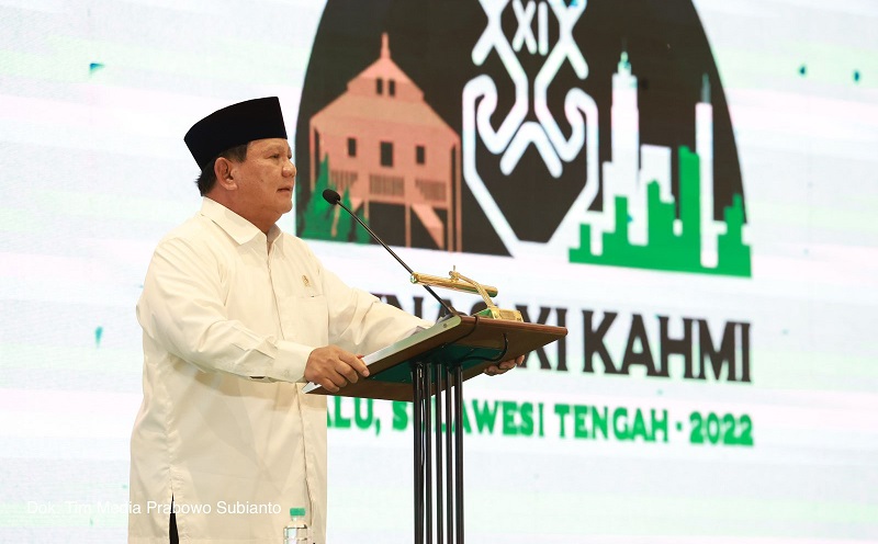 Jadi Pembicara di Munas KAHMI, Prabowo: Ada 9 Partai di DPR tapi HMI Paling Besar