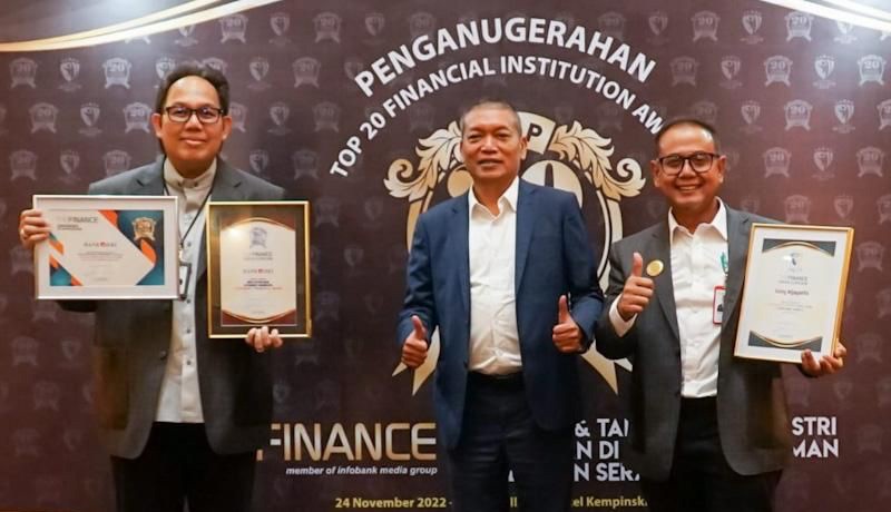 Bank DKI Borong Tiga Penghargaan Top 20 Financial Institution Award 2022 - Bagian 3